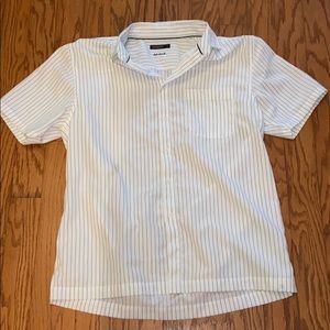 Dunnes Men’s Causal Button Down Shirt Black Stripe